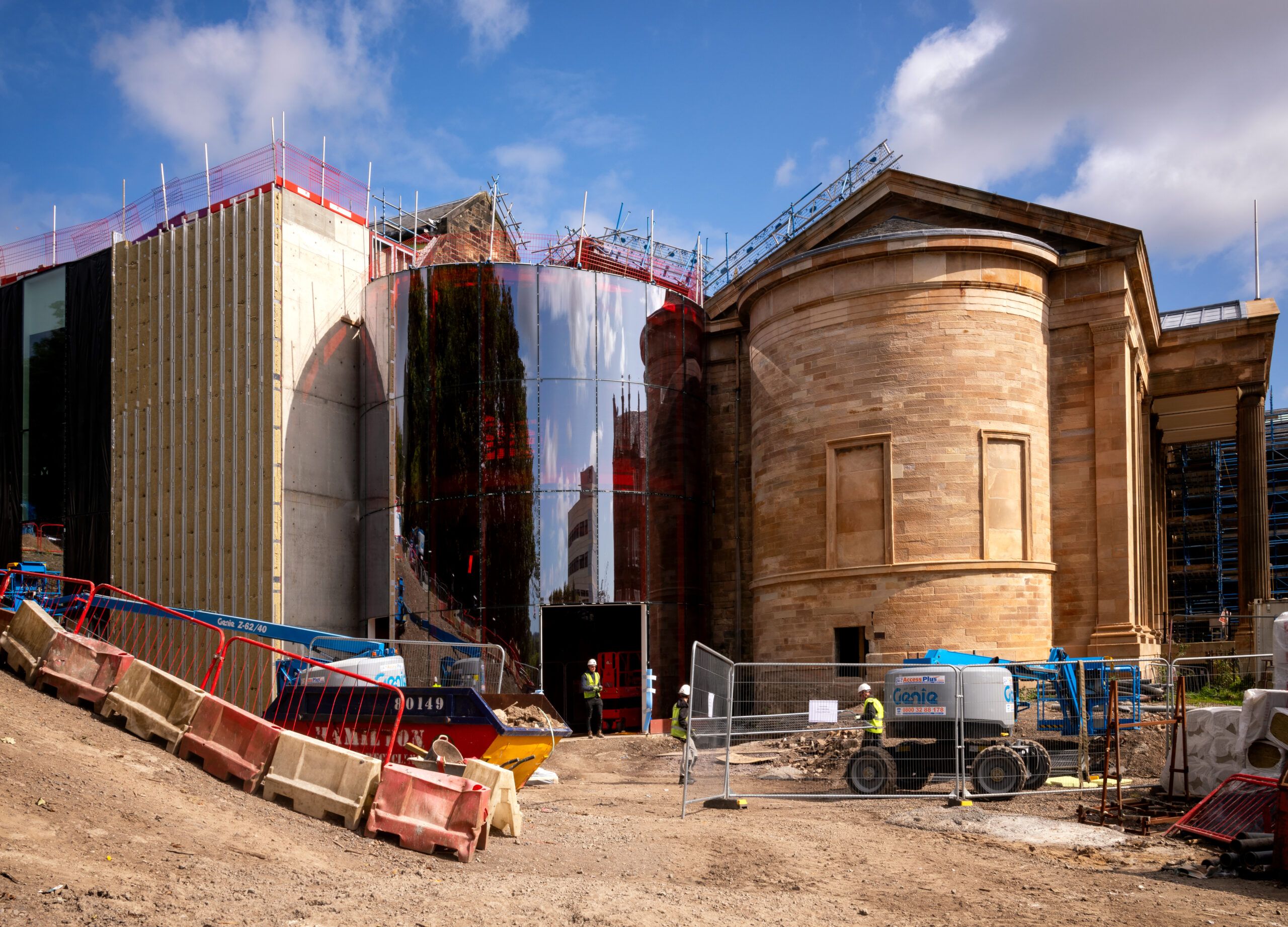 Major milestone as Paisley Museum’s new entrance brings colour to site ...